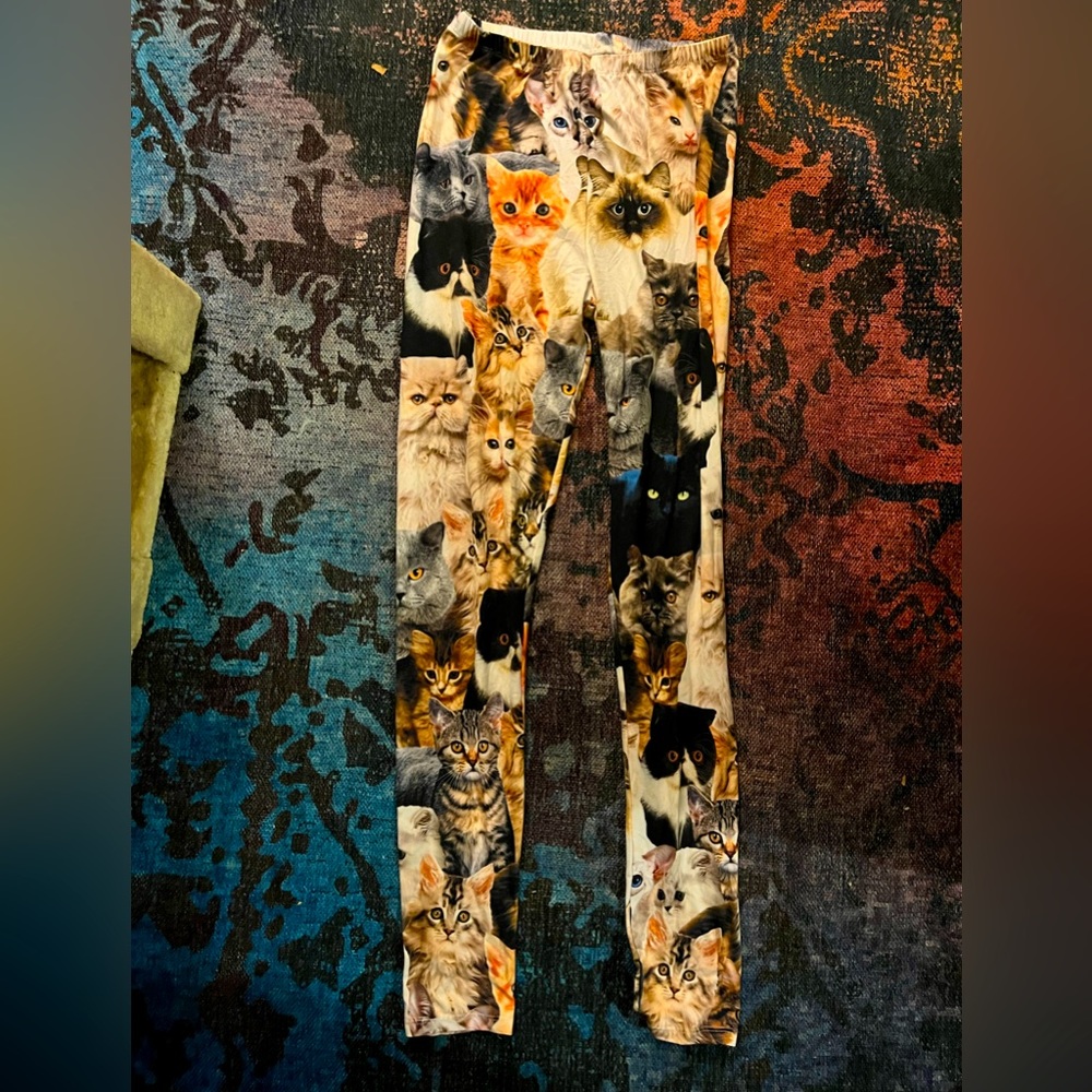 Cat Print Leggings